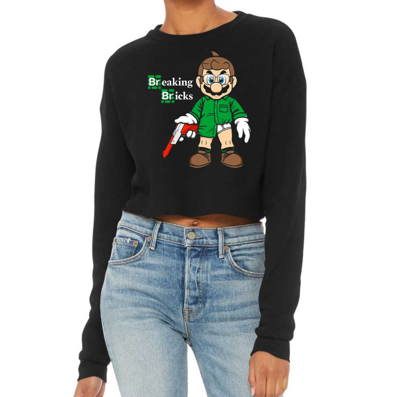 Breaking Bricks Cropped Sweater by Chaselong | Artistshot