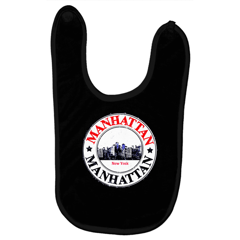 Manhattan City Baby Bibs | Artistshot