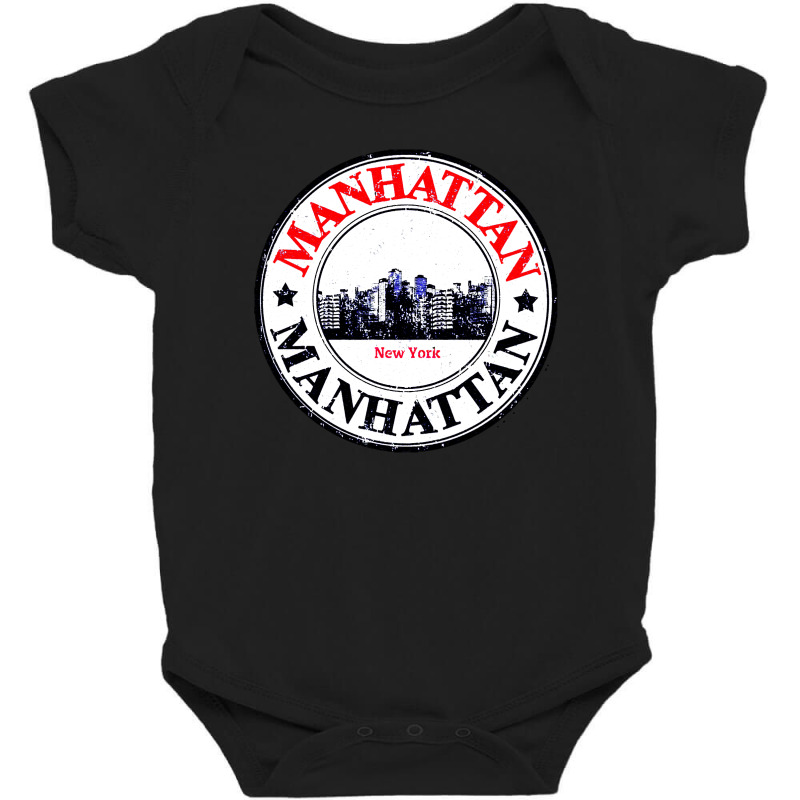 Manhattan City Baby Bodysuit | Artistshot