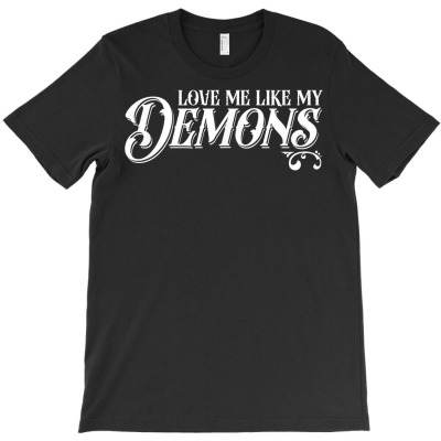 Vintage Grunge Style Nu Goth Aesthetic Art Egirl Eboy Demons T Shirt T-shirt Designed By Shadow Fiend