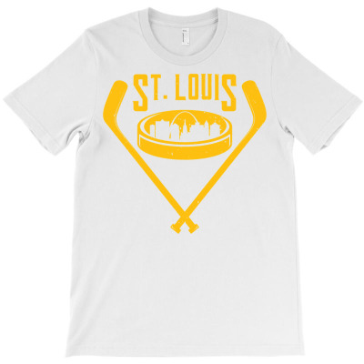 Vintage St. Louis Missouri Skyline Style Hockey Retro Sweatshirt T-shirt Designed By Shadow Fiend