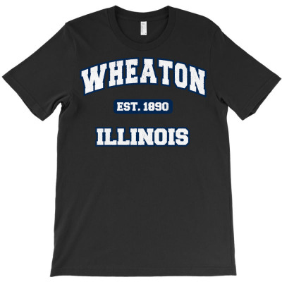 Wheaton Illinois Varsity College Style Sweatshirt T-shirt Designed By Nevermore
