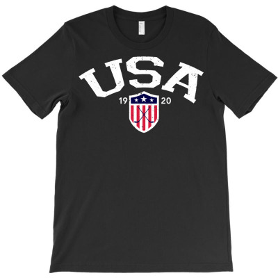 Vintage Usa National Hockey Pullover Hoodie T-shirt Designed By Shadow Fiend