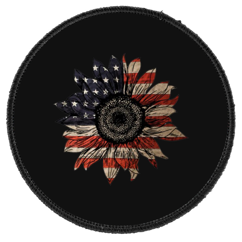 American Sunflower Round Patch | Artistshot