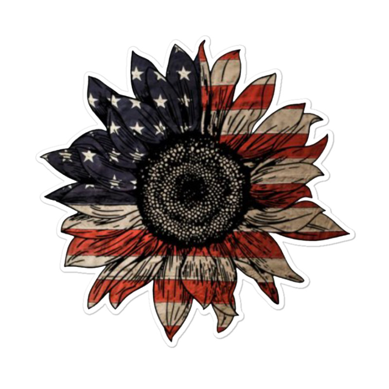 American Sunflower Sticker | Artistshot