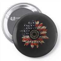 American Sunflower Pin-back Button | Artistshot