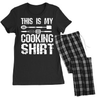 This Is My Cooking Shirt Cool Cook Chef Recipe Book Baking T Shirt Women's Pajamas Set | Artistshot