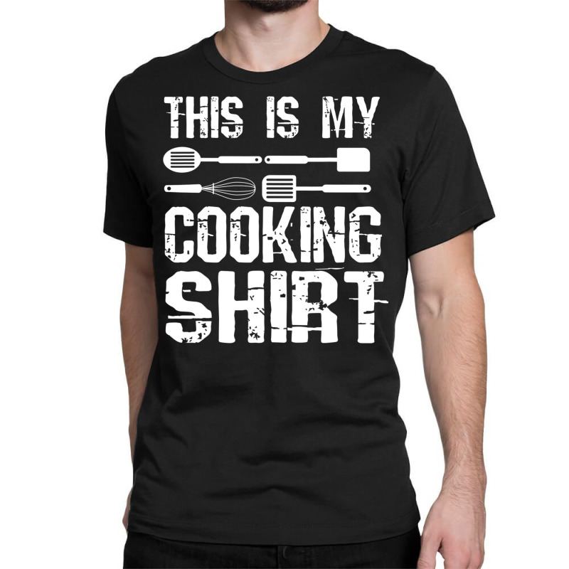 This Is My Cooking Shirt Cool Cook Chef Recipe Book Baking T Shirt Classic T-shirt by saldeenshakir | Artistshot