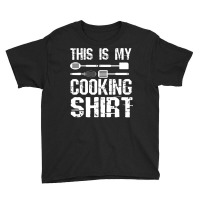 This Is My Cooking Shirt Cool Cook Chef Recipe Book Baking T Shirt Youth Tee | Artistshot