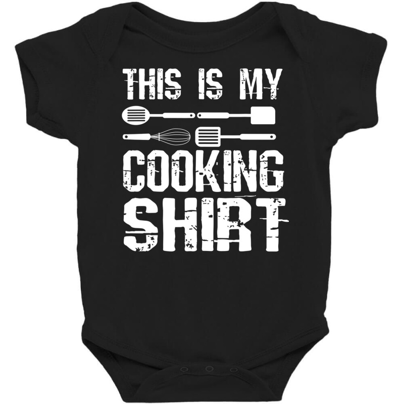 This Is My Cooking Shirt Cool Cook Chef Recipe Book Baking T Shirt Baby Bodysuit by saldeenshakir | Artistshot