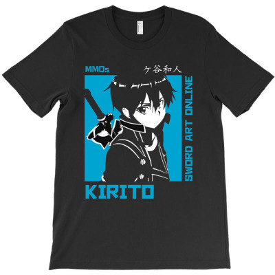 Anime_kirito T-shirt Designed By Wolff