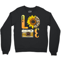 Photographer T  Shirt Love Photographer Sunflower Take Photo T  Shirt Crewneck Sweatshirt | Artistshot