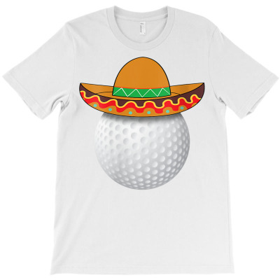 Womens Funny Golf Ball Mexican Sports Cinco De Mayo Mexican Fiesta V N T-shirt Designed By Shadow Fiend