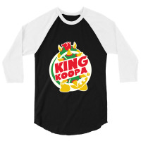 King Koopa 3/4 Sleeve Shirt | Artistshot