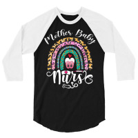 Postpartum Nurse T  Shirt Postpartum Mother Baby Nurse Mom Baby Postpa 3/4 Sleeve Shirt | Artistshot