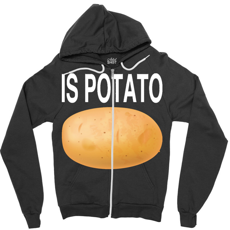 Potato T  Shirt Is Potato In Television As Seen On Late Night T  Shirt Zipper Hoodie | Artistshot