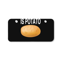 Potato T  Shirt Is Potato In Television As Seen On Late Night T  Shirt Bicycle License Plate | Artistshot