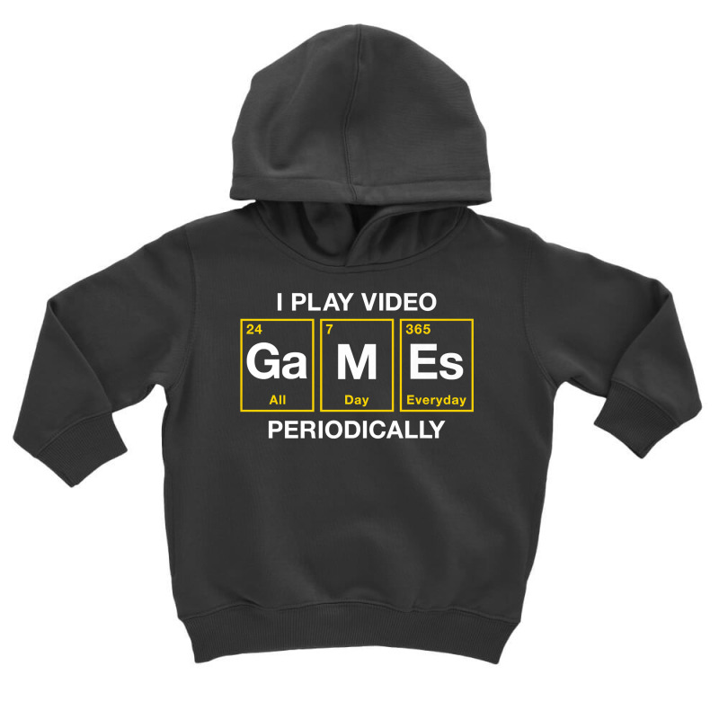 I Play Video Games Periodically Element Blocks Premium T Shirt Toddler Hoodie by jermonmccline | Artistshot