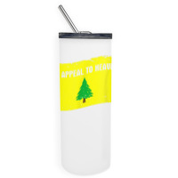 An Appeal To Heaven  Founding Fathers Pine Tree Flag T Shirt Skinny Tumbler | Artistshot