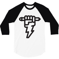 Pencil Lightning 3/4 Sleeve Shirt | Artistshot