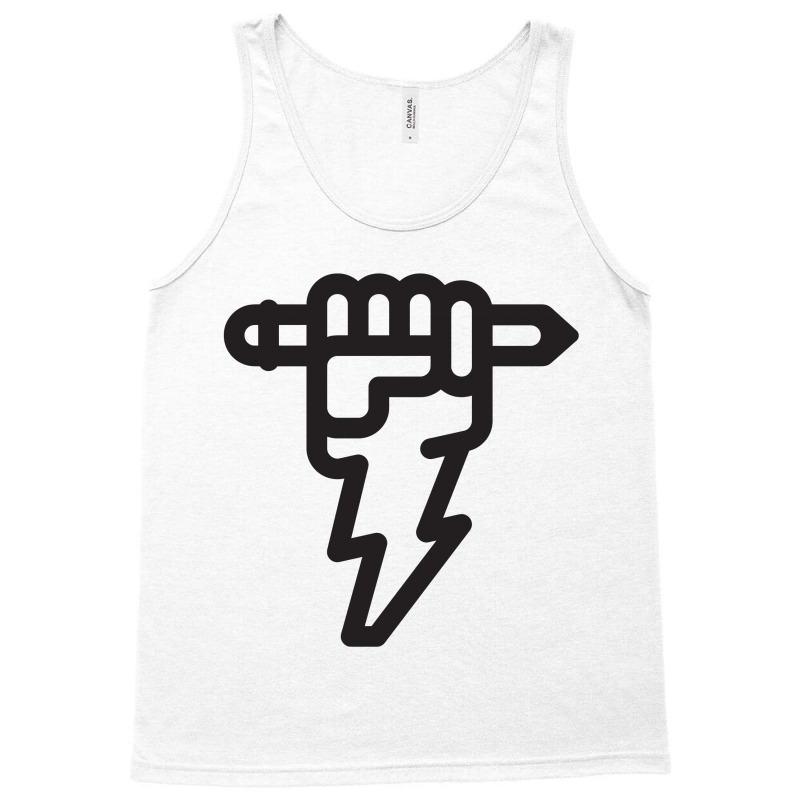 Pencil Lightning Tank Top by nurmasit1 | Artistshot