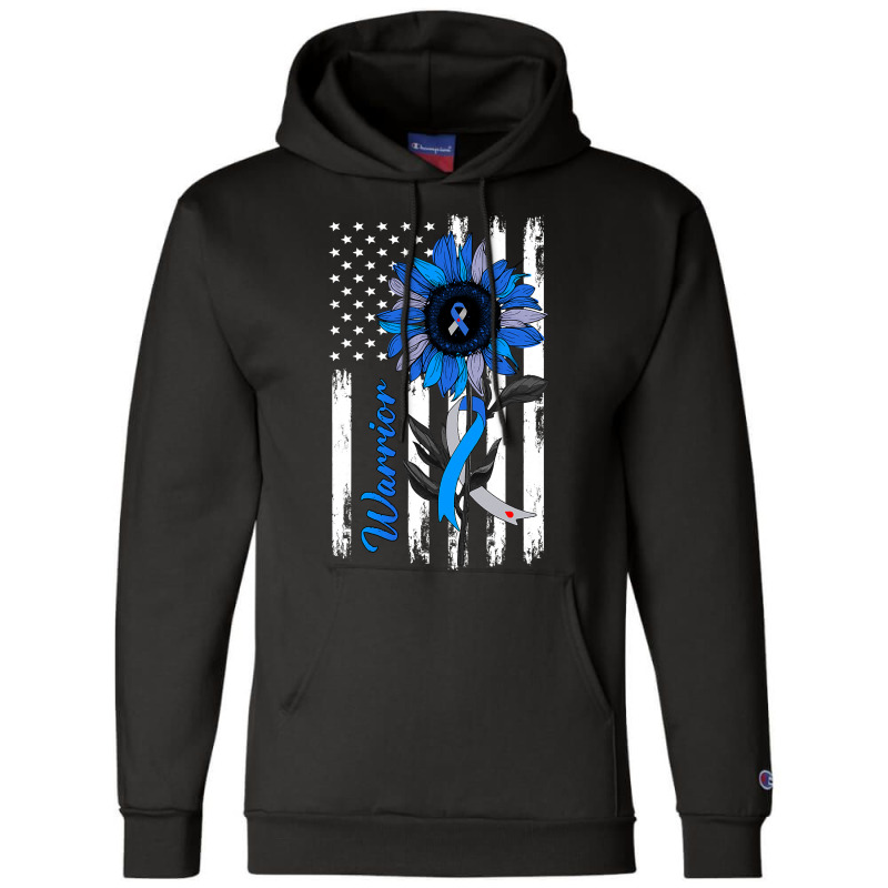 Diabetes Diabetic Warrior Sunflower American Flag 1 Diabetes Awareness Champion Hoodie by offensejuggler | Artistshot