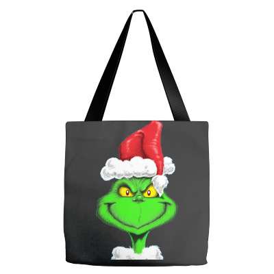 Grinch The Santa Tote Bags Designed By Mdk Art
