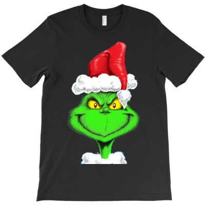 Grinch The Santa T-shirt Designed By Mdk Art