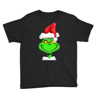 Grinch The Santa Youth Tee Designed By Mdk Art