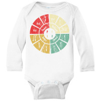 Vintage Ohms Law Diagram Electrical Electronics Engineer Long Sleeve T Long Sleeve Baby Bodysuit | Artistshot