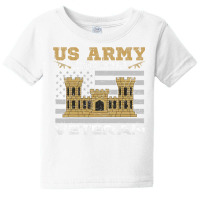 Vintage Us Army Combat Engineer Combat Engineer Veteran Gift T Shirt Baby Tee | Artistshot