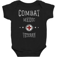 Army Combat Medic Veteran T Shirt Baby Bodysuit | Artistshot