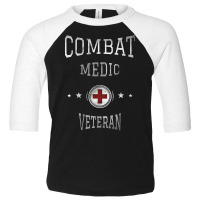 Army Combat Medic Veteran T Shirt Toddler 3/4 Sleeve Tee | Artistshot