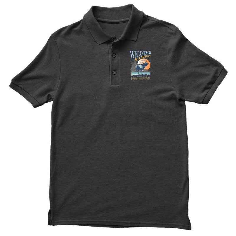 Welcome Elkview Island Alaska Men's Polo Shirt by coşkun | Artistshot