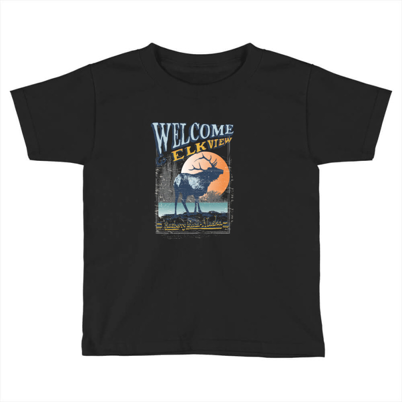 Welcome Elkview Island Alaska Toddler T-shirt by coşkun | Artistshot