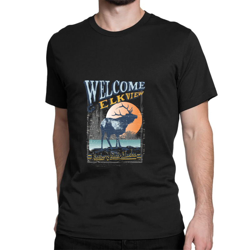 Welcome Elkview Island Alaska Classic T-shirt by coşkun | Artistshot