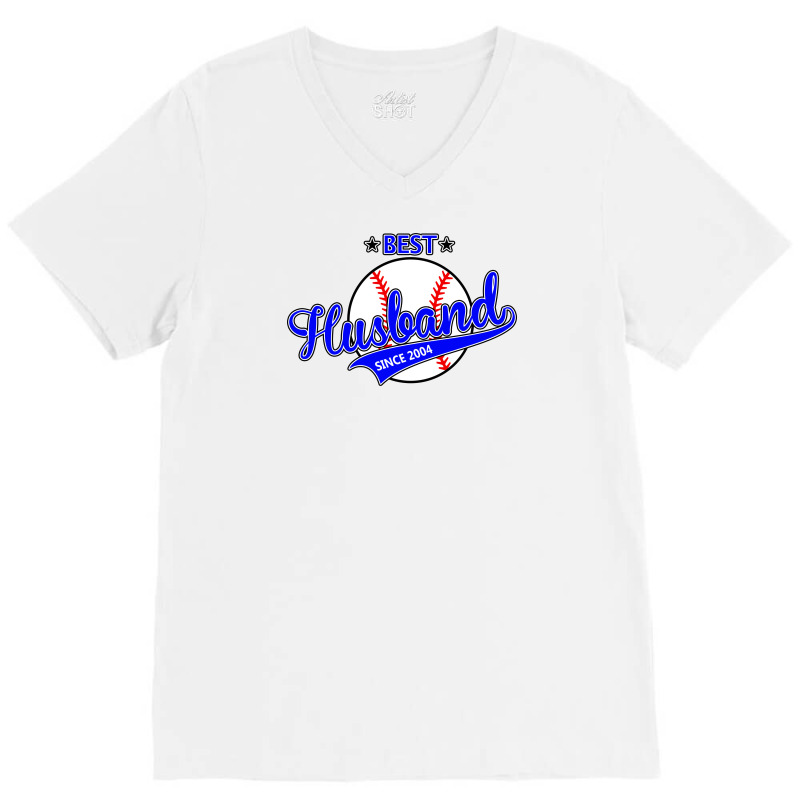 Best Husbond Since 2004 Baseball V-neck Tee | Artistshot
