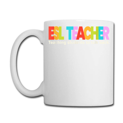 Esl Teacher Teaching Students To Talk Back. Funny T Shirt Coffee Mug Designed By Moniqjayd