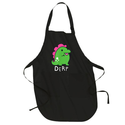 Dinosaur Derp T Shirt Full-length Apron Designed By Naythendeters2000