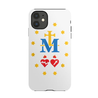 Miraculous Medal Catholic Holy Mary Sacred Heart Jesus T Shirt Iphone 11 Case Designed By Emlynnecon2
