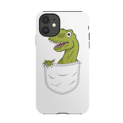 Dino In Breast Pocket Bag Rex Dinosaur Sweatshirt Iphone 11 Case Designed By Ryleiamiy
