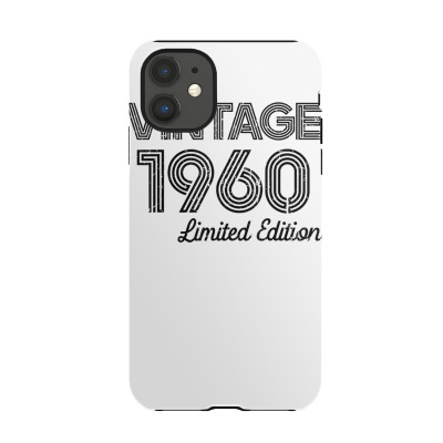 Vintage 1960 Funny 62 Years Old Men And Women 62th Birthday T Shirt Iphone 11 Case Designed By Angelviol