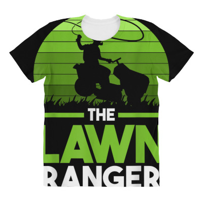 The Lawn Ranger Lawn Mower T Shirt All Over Women's T-shirt Designed By Sand King