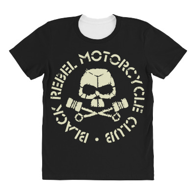 Black Rebel Motorcycle Club Clässic All Over Women's T-shirt Designed By Hermhan Shop