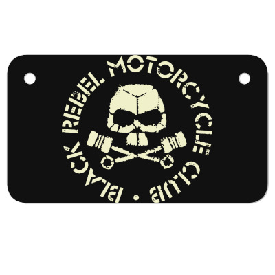 Black Rebel Motorcycle Club Clässic Motorcycle License Plate Designed By Hermhan Shop