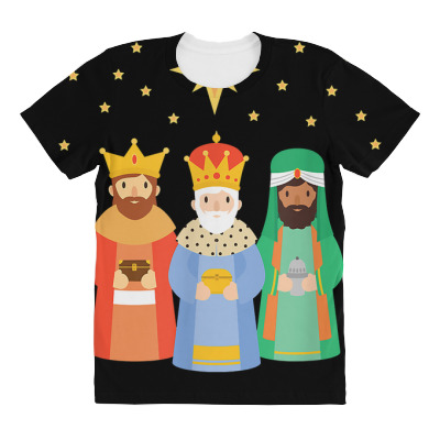 Three Kings Day Epiphany Celebration T Shirt Christianity All Over Women's T-shirt Designed By Tidehunter