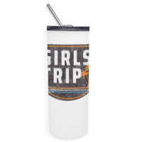 Womens Matching Girls Trip   Vacation Weekend Road Trip T Shirt Skinny Tumbler | Artistshot