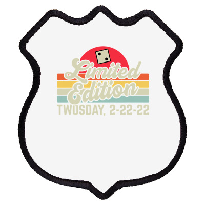 Limited Edition Twosday 2 22 22 Retro 22222 Twos Day 2022 T Shirt Shield Patch Designed By Falongruz87