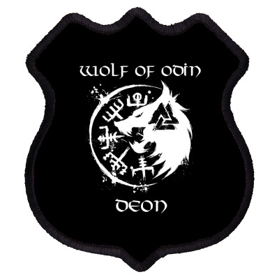 Wolf Of Odin Deon   Personalized Pullover Hoodie Shield Patch Designed By Angelviol