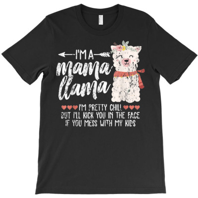 Funny Llama Girl Mama Mum Mummy Love Ugly Christmas Sweater T Shirt T-shirt Designed By Madeltiff